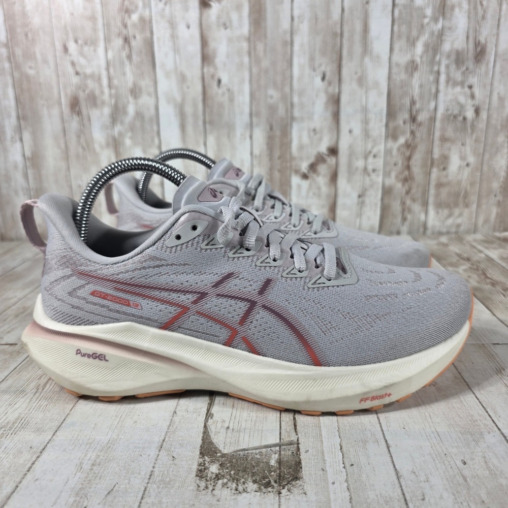 Asics GT-2000 13 Womens Running Shoes Grey Rose Gold 1012B666 SLS Sample Size 8
